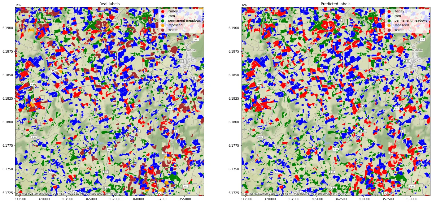 Crop mapping from satellite imagery